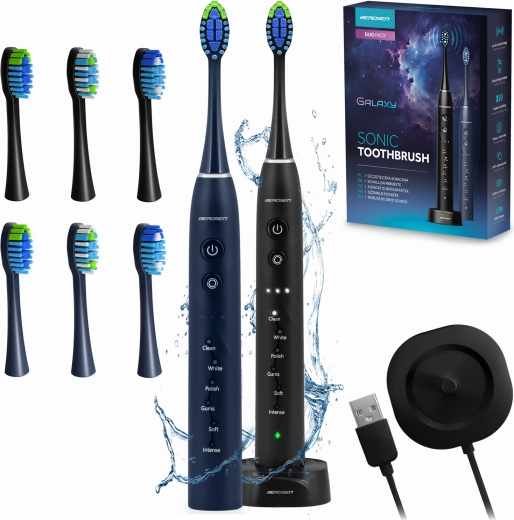 Sonic Elektrische Zahnbürste BERDSEN Galaxy Duo – Set 2 Stk.