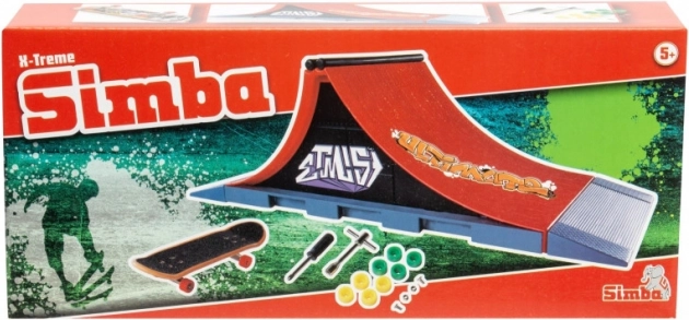 Mini-Fingerboard mit Rampe X-Treme von SIMBA