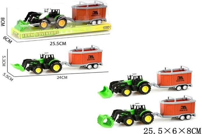 Traktor mit Anhänger