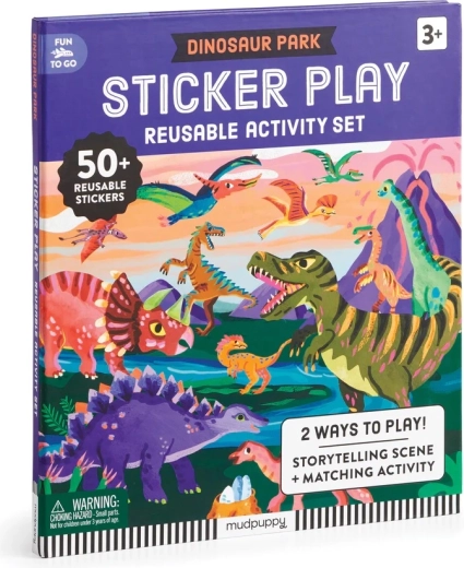 Mudpuppy wiederverwendbares Sticker-Set Dinopark