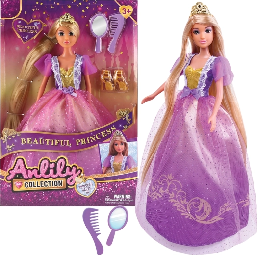 Modische Puppe mit Regenbogenkleid Sparkys 32 cm