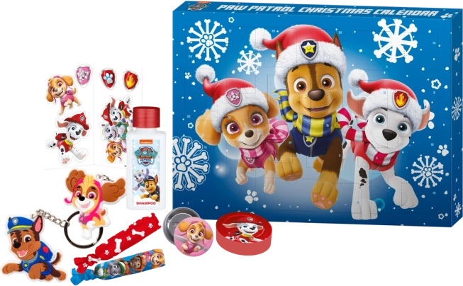 Adventskosmetikkalender für Kinder Paw Patrol