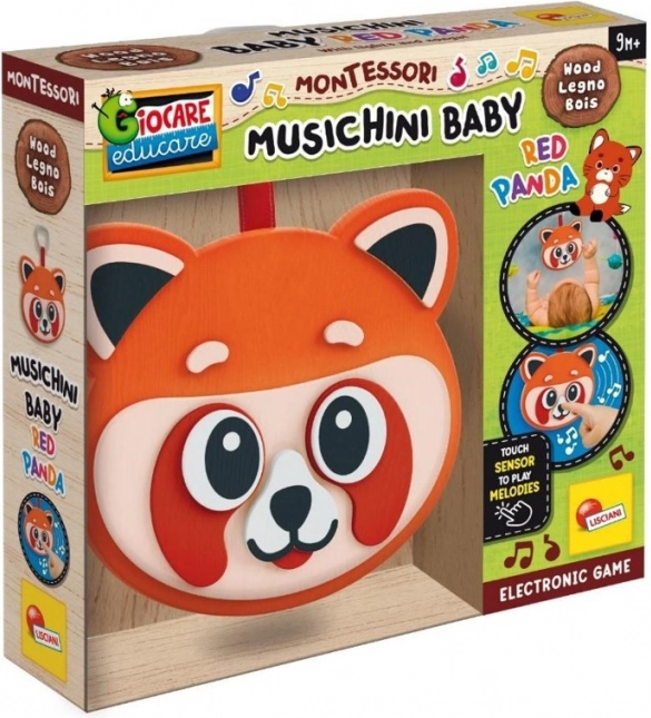 Holz-Montessori-Spielzeug - musikalischer Panda