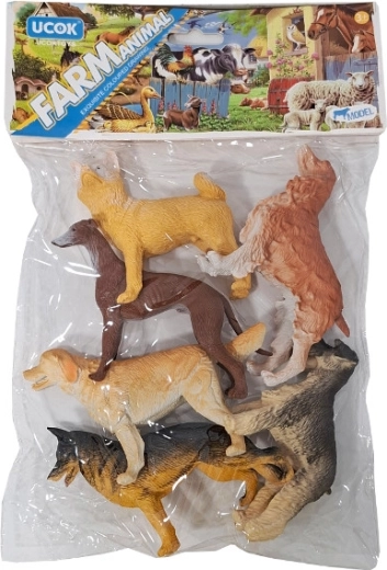 Hunde im Beutel – Set realistischer Hundefiguren