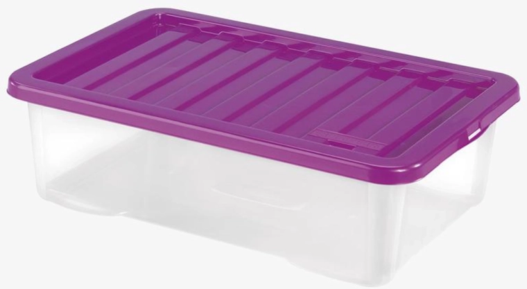 Kunststoff-Aufbewahrungsbox mit Deckel HEIDRUN Quasar 30 l