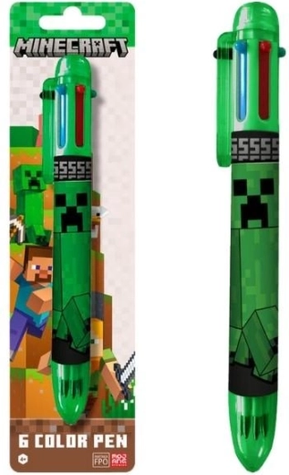 Sechsfarbiger Minecraft-Kugelschreiber
