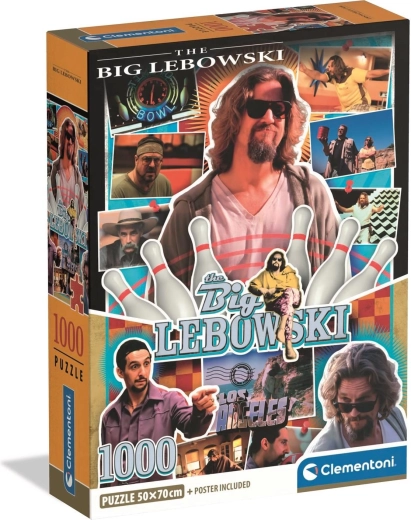 Clementoni Puzzle Kultfilme: The Big Lebowski 1000 Teile