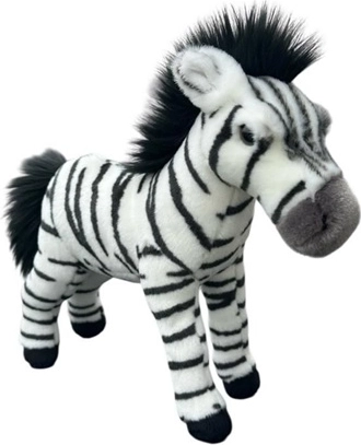 Plüschzebra stehend 30 cm