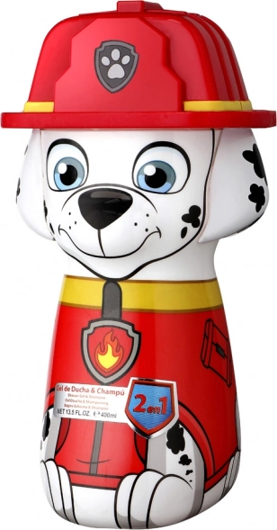 Paw Patrol Marshall Duschgel und Shampoo 400 ml in 3D-Flasche