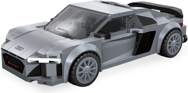 CaDA Audi R8 Coupé Modellbausatz im Maßstab 1:24, grau