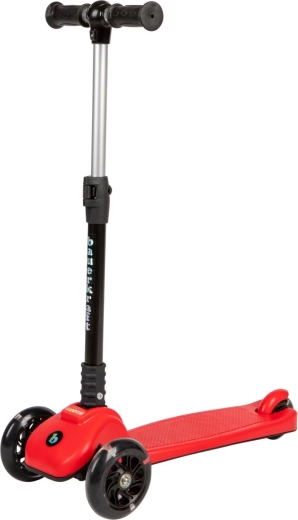 Kinder-Falt-Balancierroller mit leuchtenden LED-Rädern, rot