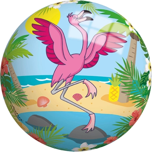 Aufblasbarer Ball mit Flamingo 23 cm