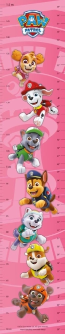 PAW PATROL Wachstumsmaß rosa