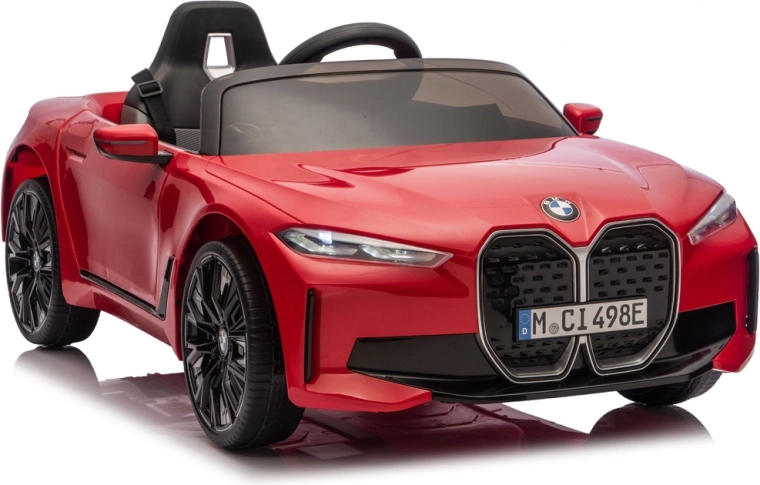 Elektrisches Kinderauto BMW i4 4x4, rot
