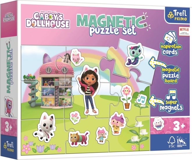 Magnetisches Puzzle-Set Gabby’s magisches Puppenhaus Trefl
