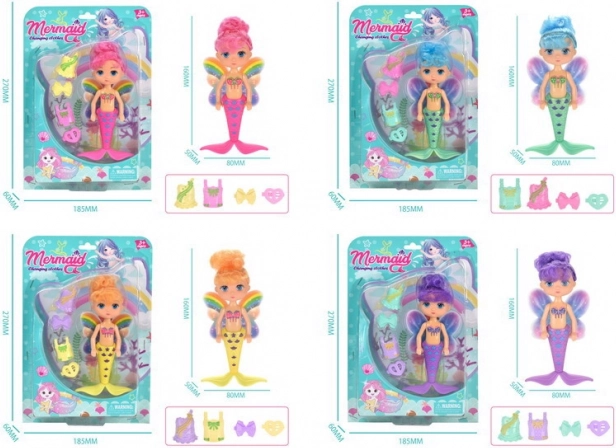 Meerjungfrau mit Kleidung