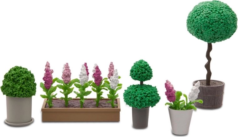 Lundby Set aus Blumen und Pflanzen für das Puppenhaus