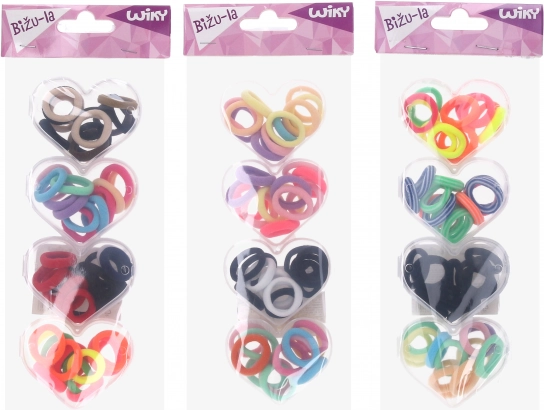 Set mit 48 Haargummis