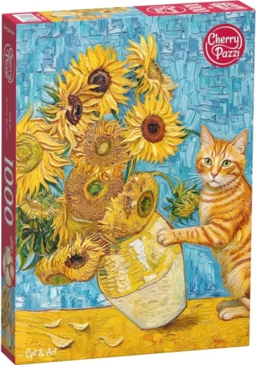 Cherry Pazzi Puzzle Katze und Kunst 1000 Teile