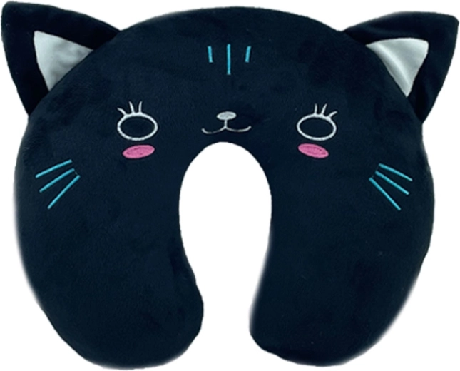 Plüsch-Nackenstütze Katze