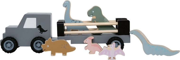JaBaDaBaDo Holzanhänger mit Dinosauriern