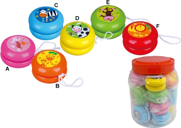 Holz-Jojo BABU – mehrere Motive