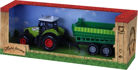 Plastiktraktor mit Sound und Licht mit Anhänger – Meine kleine Farm