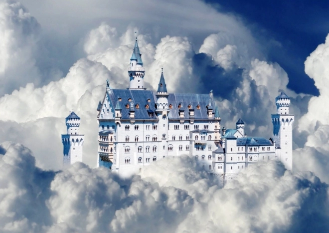 Bluebird Puzzle Schloss Neuschwanstein in den Wolken, 500 Teile