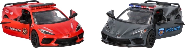 goki Metallmodell Corvette Polizei/Feuerwehr 13 cm