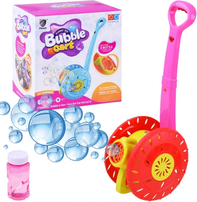 Kinder Schiebewagen mit Seifenblasen