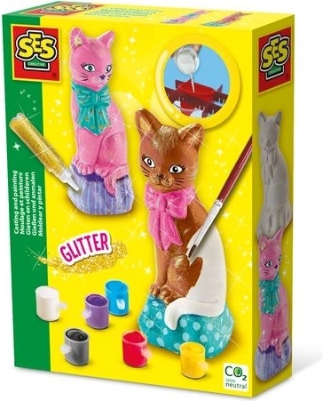 SES Gipsabgüsse und Farben Katze