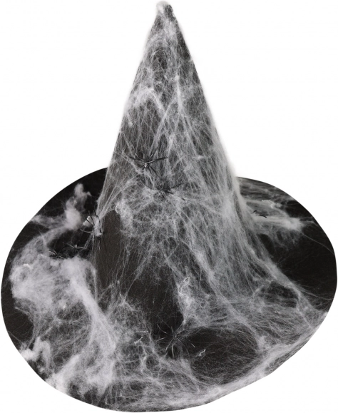 Hexenhut mit Spinnennetz für Erwachsene