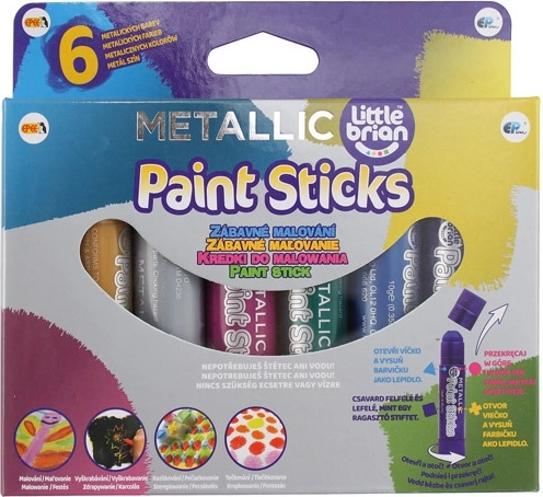 Little Brian Malstifte Metallicfarben – 1 Stück