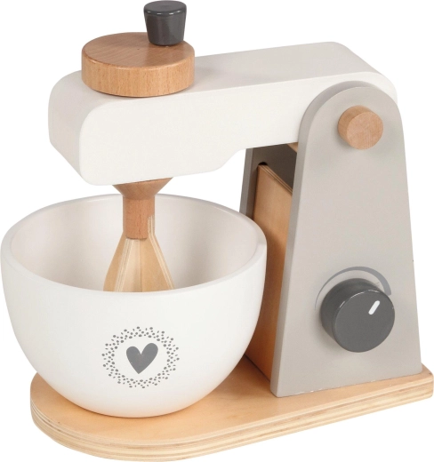 Holz-Küchenmixer für Kinder mit Schüssel