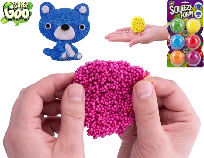 Super Goo Schaumknetmasse – Set mit 6 Farben