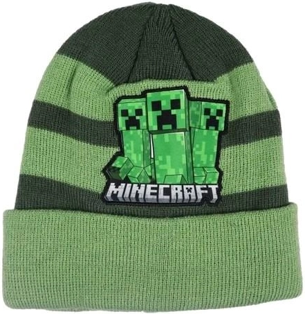 Grüne Minecraft-Mütze – Größe: 54