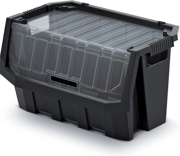 Kunststoff-Aufbewahrungsbox Truck Max Plus 60 l, schwarz