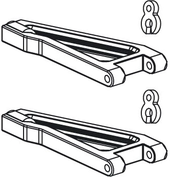 Oberer vorderer Querlenker für Tiger, links/rechts – 1 Stück