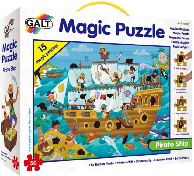 Magisches Puzzle Piratenschiff für Kinder