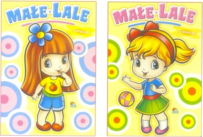 Malbuch für Mädchen mit Aufklebern Kleine Lale