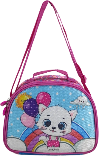 Handtasche Kätzchen mit Luftballons 25 cm