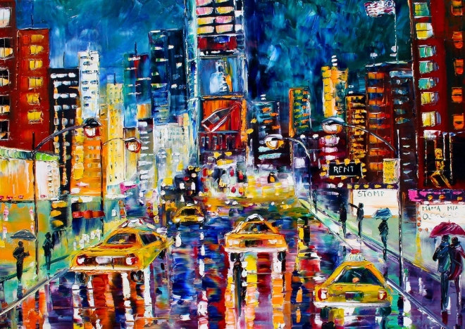 Puzzle Lichter von New York 1000 Teile