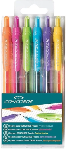Gelstift CONCORDE Presto – Set 6 Stk.