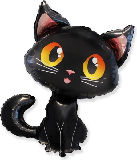 Folienballon Schwarze Katze