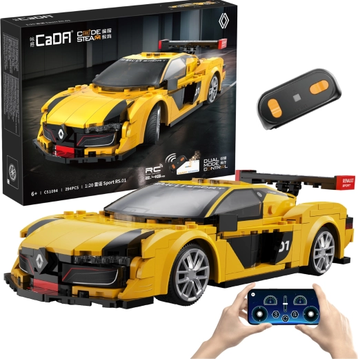 CaDA RC-Bausatz Rennwagen RENAULT SPORT RS.01 1:20, 294 Teile, Dual Mode