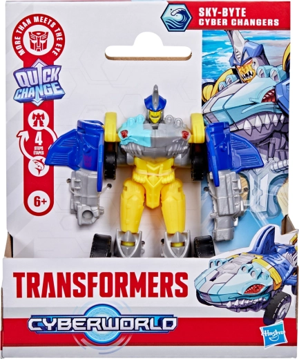 Hasbro Transformers Cyberworld Sky-Byte – transformierender Roboter-Hai
