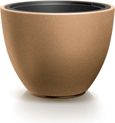 Pflanzkübel mit Einsatz HEOS Eco Wood, Durchmesser 56,9 cm, Farbe Naturo Eco