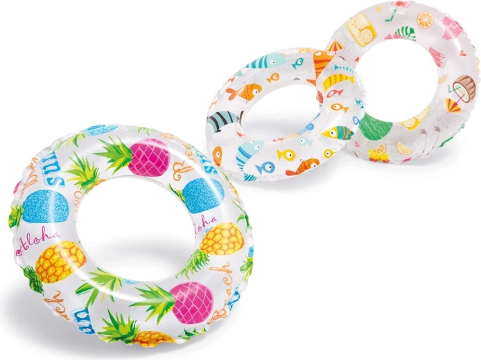 Aufblasbarer Schwimmring 51 cm INTEX – Sommermotive