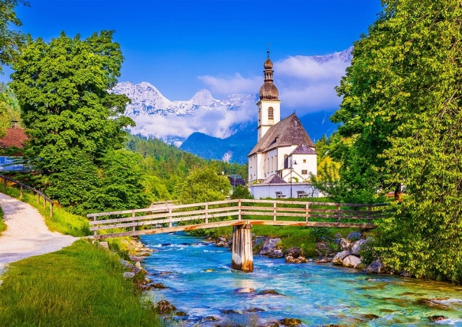 Puzzle Kirche in Ramsau, Deutschland 1000 Teile