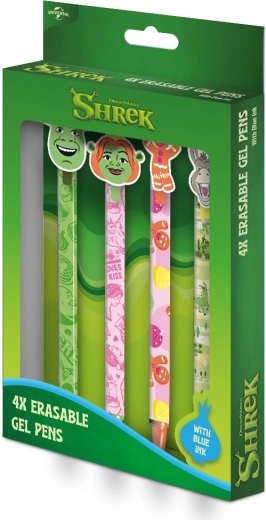 Shrek Set radierbarer Gelstifte, 4 Stk.